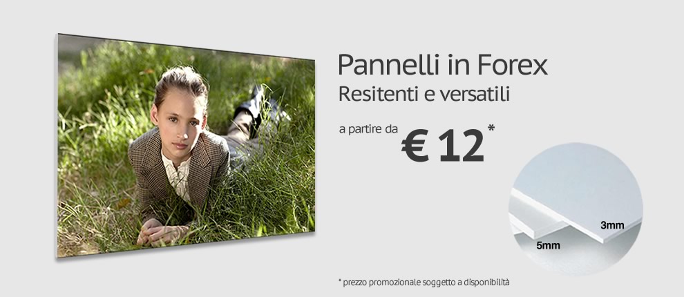 Stampa su pannello Forex