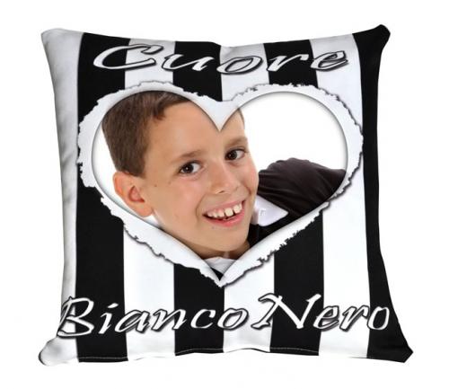 Cuscino BiancoNero da personalizzare con foto