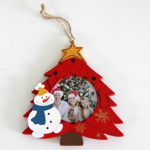 Addobbo in legno per albero di Natale - albero da personalizzare con foto