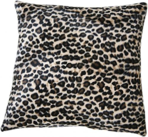 Cuscino in pelliccia Leopardo da personalizzare con foto